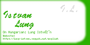 istvan lung business card